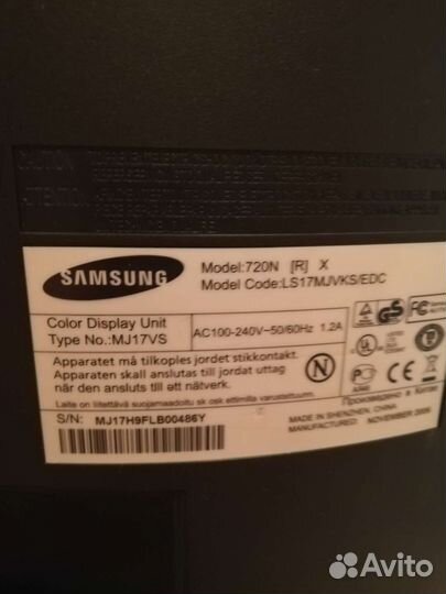 Монитор для компьютера Samsung