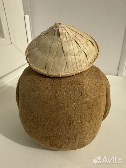 Фигурка обезьянка из кокосового ореха