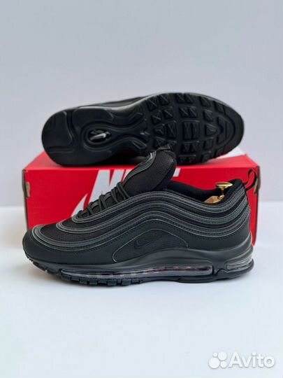 Кроссовки Nike air max 97 black-черный lux 36-45