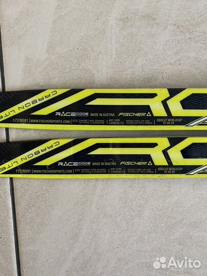 Лыжи беговые fisher carbonlite