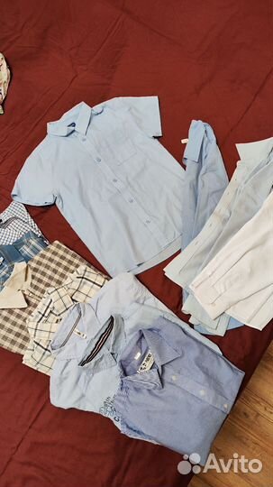Рубашки пакетом от 128 до 140 (10 шт)