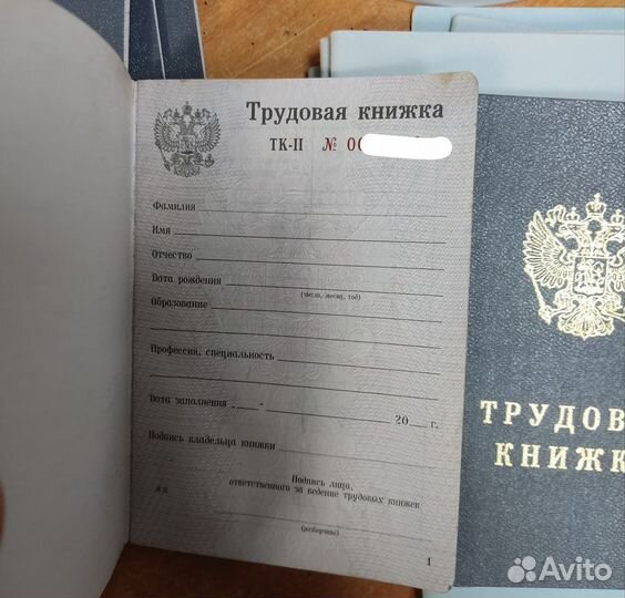 Трудовая книжка