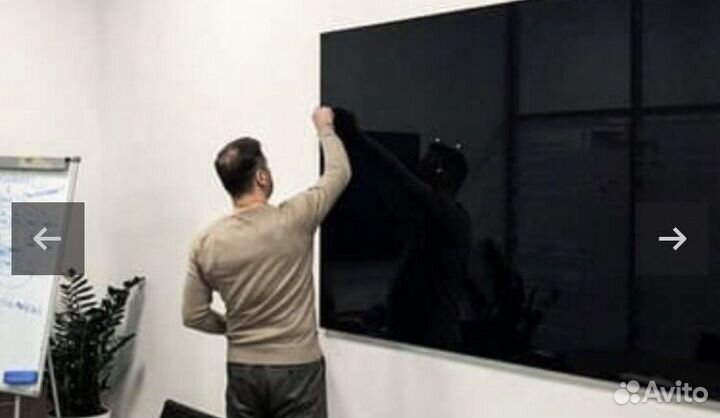 Доска офисная стеклянная магнитная