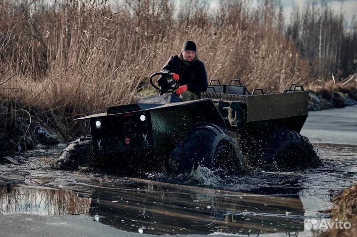 Вездеход Каракат Болотоход Переломка