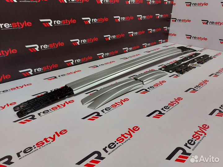 Рейлинги Mitsubishi Outlander с13г Серебро