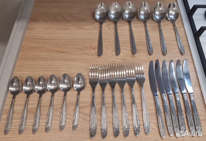 Набор столовых приборов СССР нержавейка