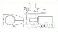 South Pacific WA700 Якорная лебедка якорь до 14 кг