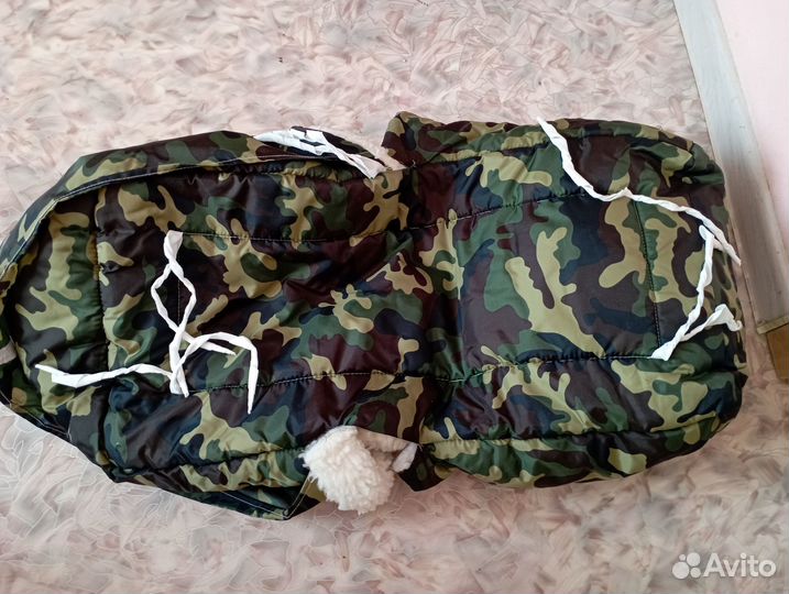 Тёплый чехол на санки