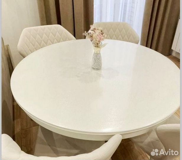 Мягкое стекло пвх на круглый стол