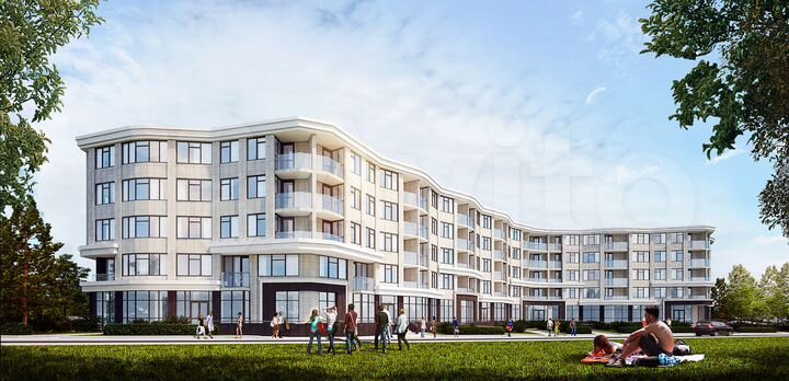 1-к. апартаменты, 39,4 м², 4/5 эт.