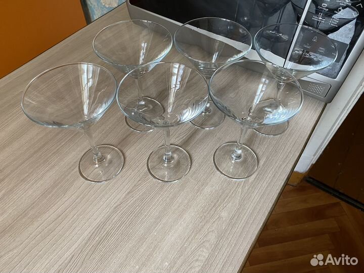 Набор бокалов для мартини 6шт