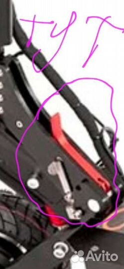 Проставка в механизм складыванияЭлектросамокат