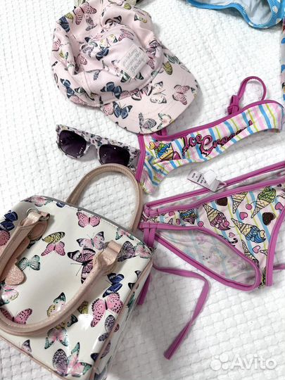 Купальники шляпы солнечные очки 4-6 лет