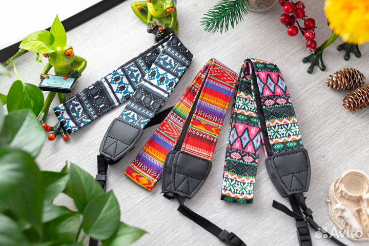 Разноцветный Ремень для Фотоаппарата (Новый)