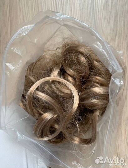 Хвост шиньон на крабе волосы парик новый