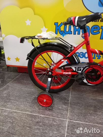 Велосипед диаметр колес 16 дюймов двух колесный