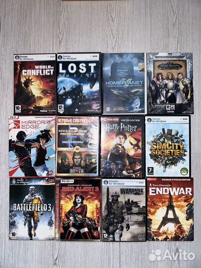 Компьютерные игры диски для пк