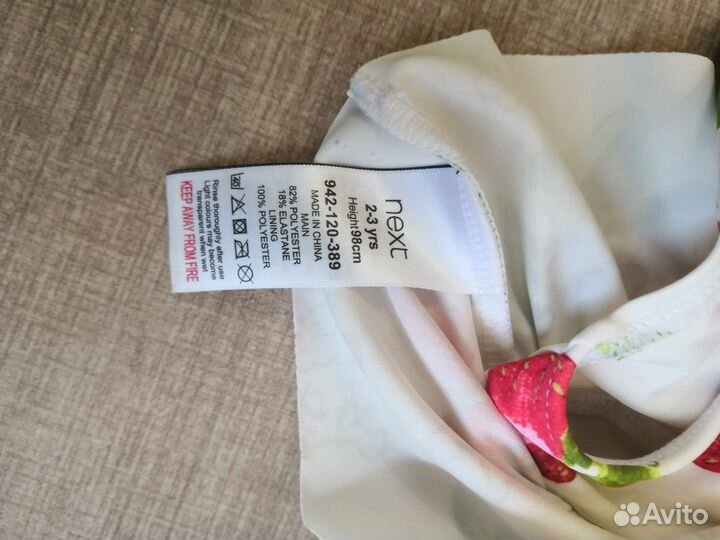 Купальник для девочки 2-3 года