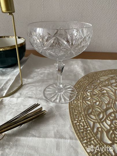 Посуда СССР хрусталь новогодняя посуда