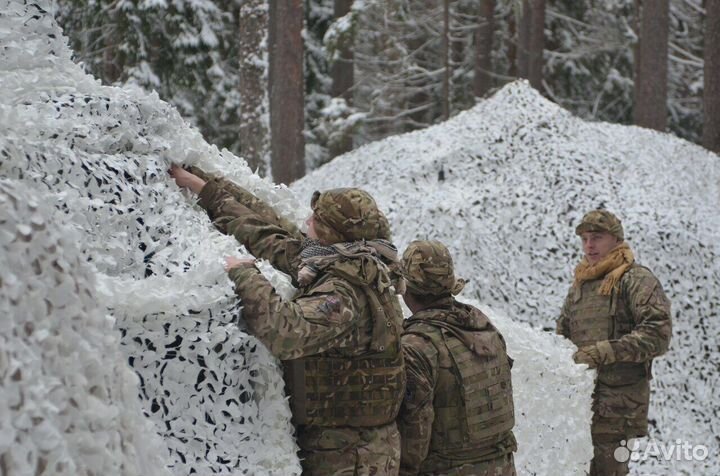 Маскировочная сеть 3х6 белая