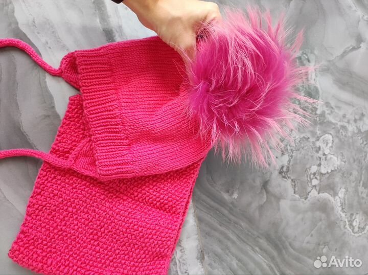 Комплект шапка и снуд 48 50