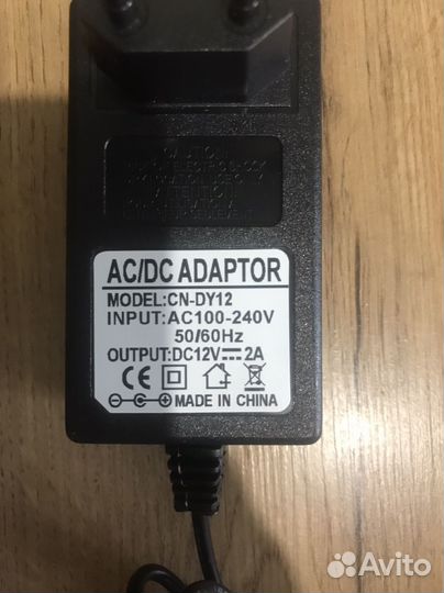 Адаптер блок питания 12v
