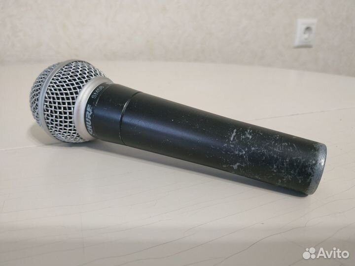 Винтaжный ретро микpoфон Shure sм58 (Mexico)