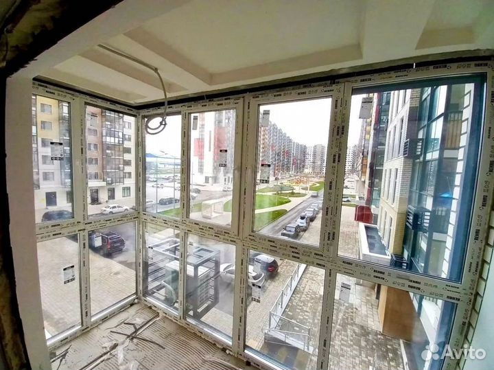 Окна рехау под ключ / остекление балконов и лоджий