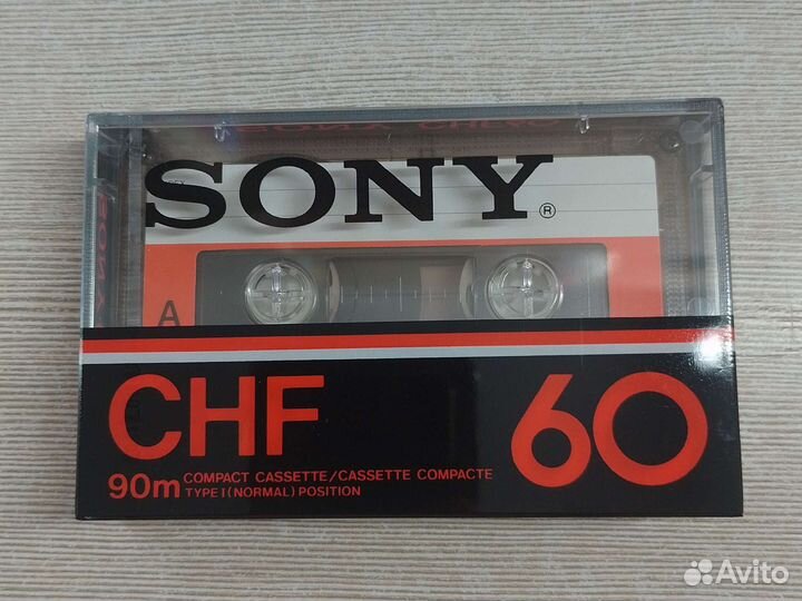 Аудиокассета Sony CHF 60 Japan