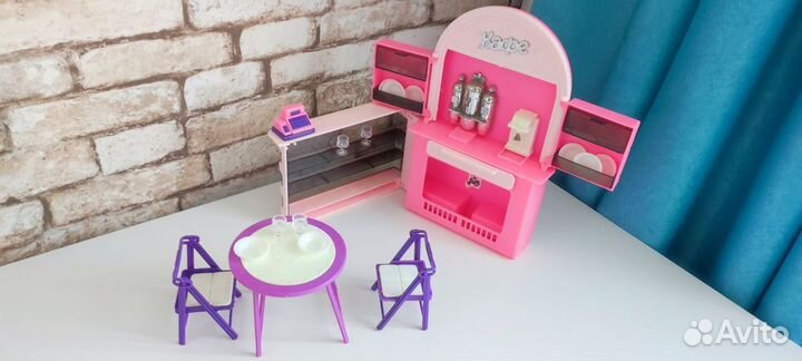 Комплект кукольной мебели Кафе-бар