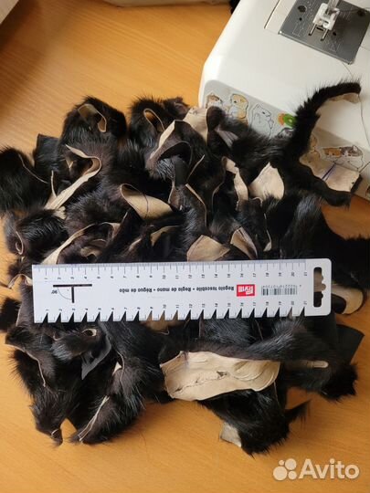 Кусочки черной норки