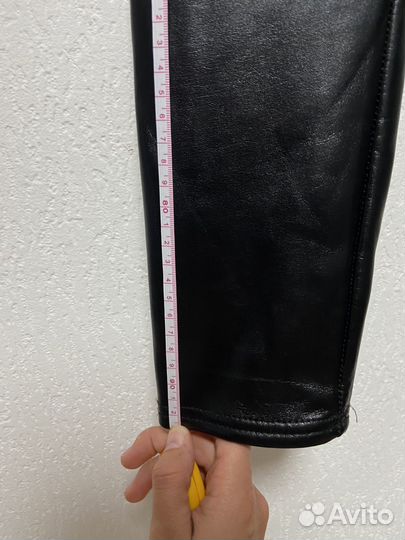 Брюки кожаные