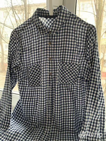 Рубашка в клетку 146