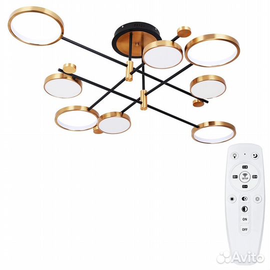 Потолочная люстра Arte Lamp holly A1364PL-8PB