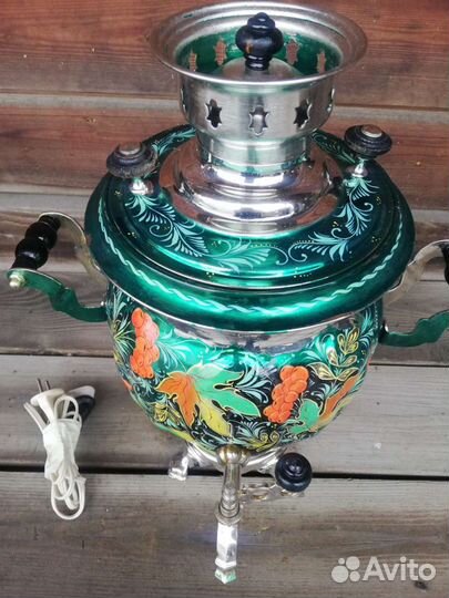 Самовар комбинированный 4,5л шар