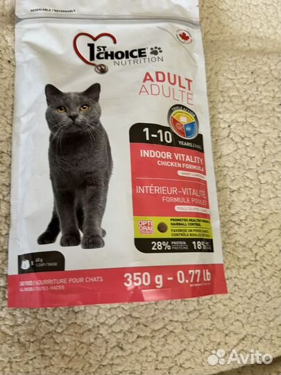 1 st Choice для кошек 350 г