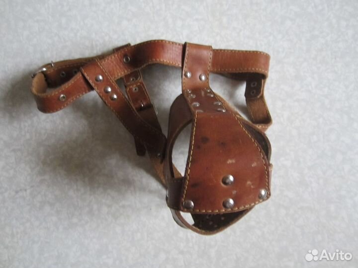 Намордник кожаный