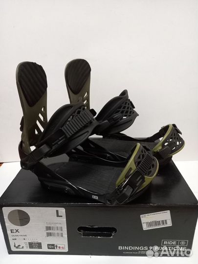 Крепления ride EX для сноуборда