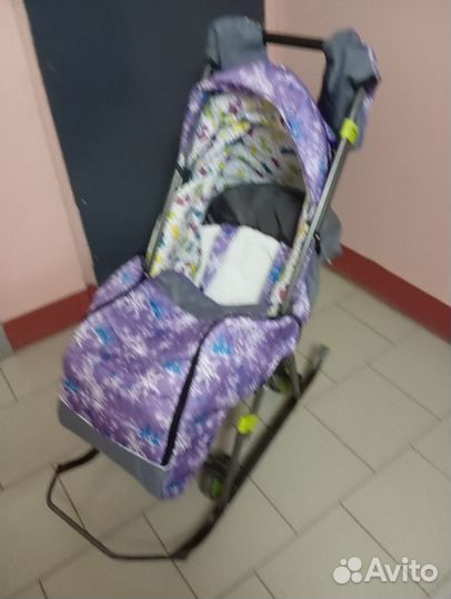 Коляска санки