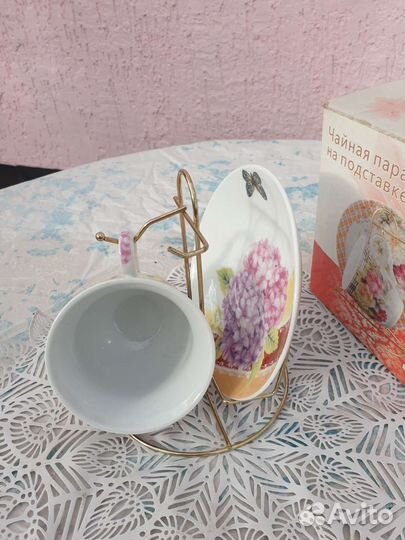 Чайная Пара На Подставке