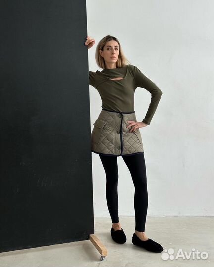 Юбка мини стеганая платье лапша