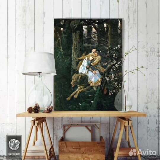 Картина маслом на холсте: Васнецов