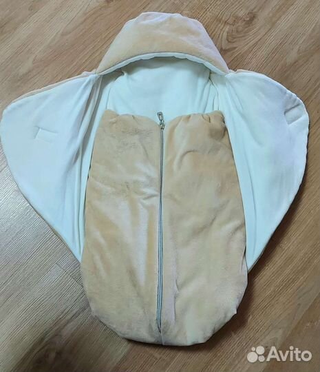 Конверт кокон на выписку р-р 62