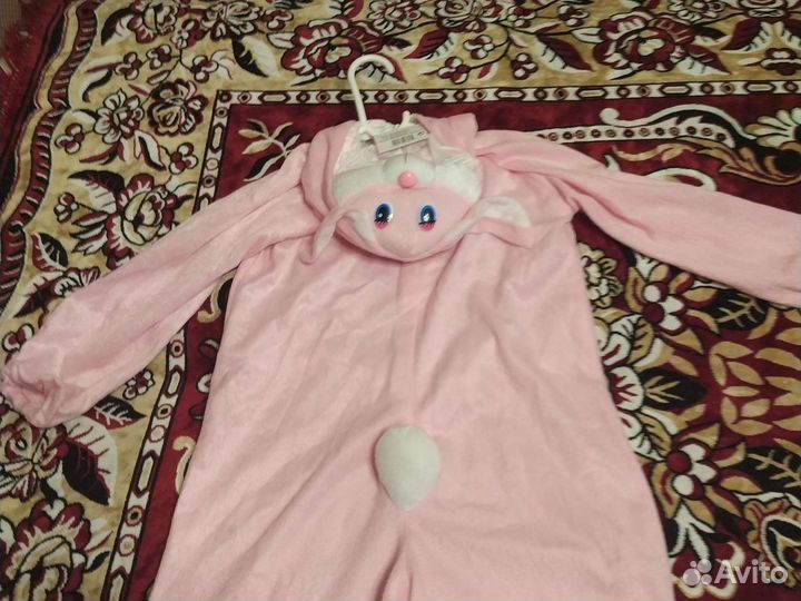 Новогодний костюм зайчика для девочки