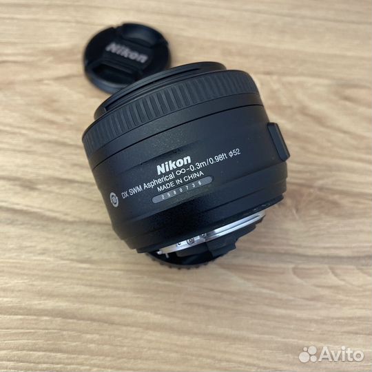 Объектив Nikon AF-S 35mm 1.8G (0805)