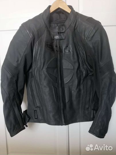 Мотокуртка кожаная мужская