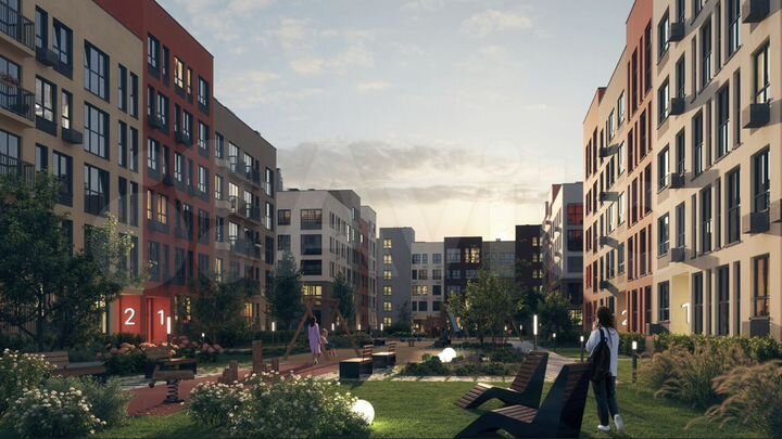 2-к. квартира, 60,4 м², 2/5 эт.