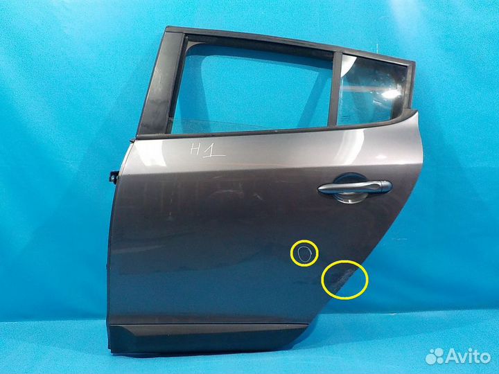 Дверь задняя левая в сборе renault Megane 3 2009-2