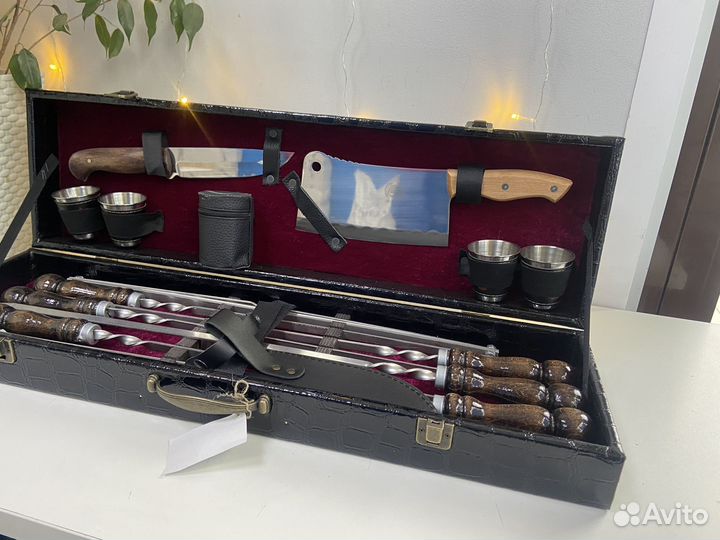 Подарочный набор для мужчины с шампурами