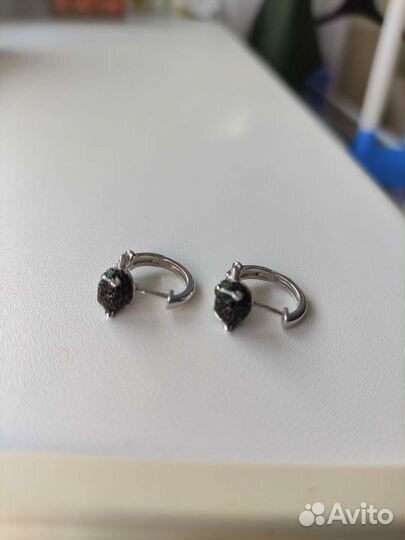 Серебряные серьги